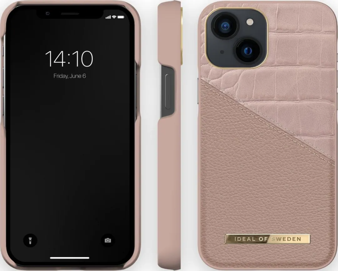 iDeal of Sweden Atelier iPhone 13 Mini Hoesje Rose Smoke Croco - IDACSS20-I2154-202 - afbeelding 2 van 3