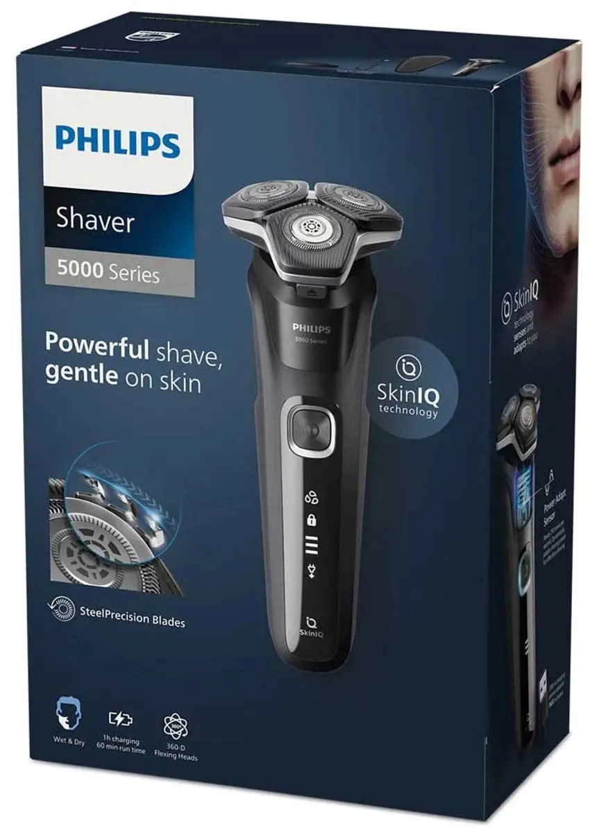Philips S5585/35 Scheerapparaat 3 Mesjes - Zwart - afbeelding 6 van 6