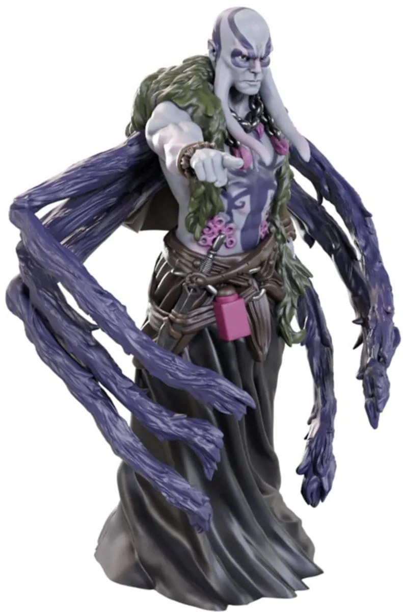 Wizkids D&D Nolzur's Marvelous Miniatures Unpainted Miniatures Kraken Priest Miniature Gaming & Tabletop