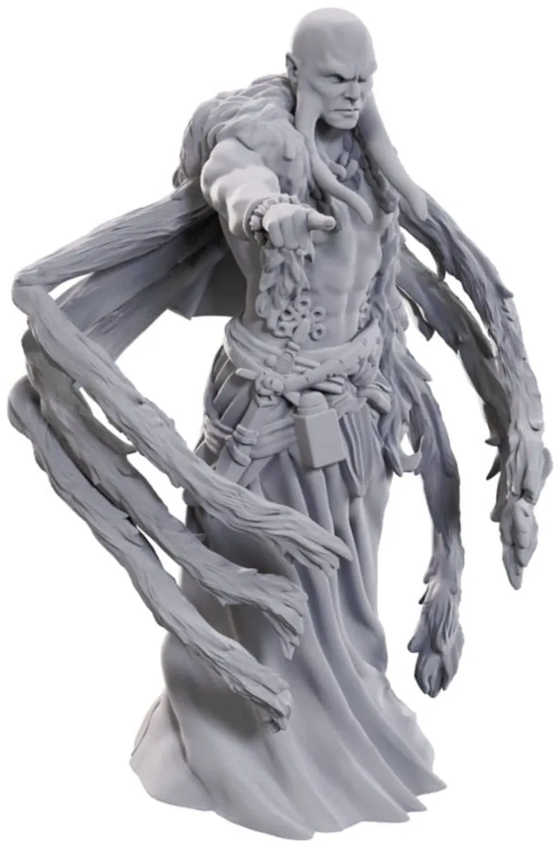 Wizkids D&D Nolzur's Marvelous Miniatures Unpainted Miniatures Kraken Priest Miniature Gaming & Tabletop