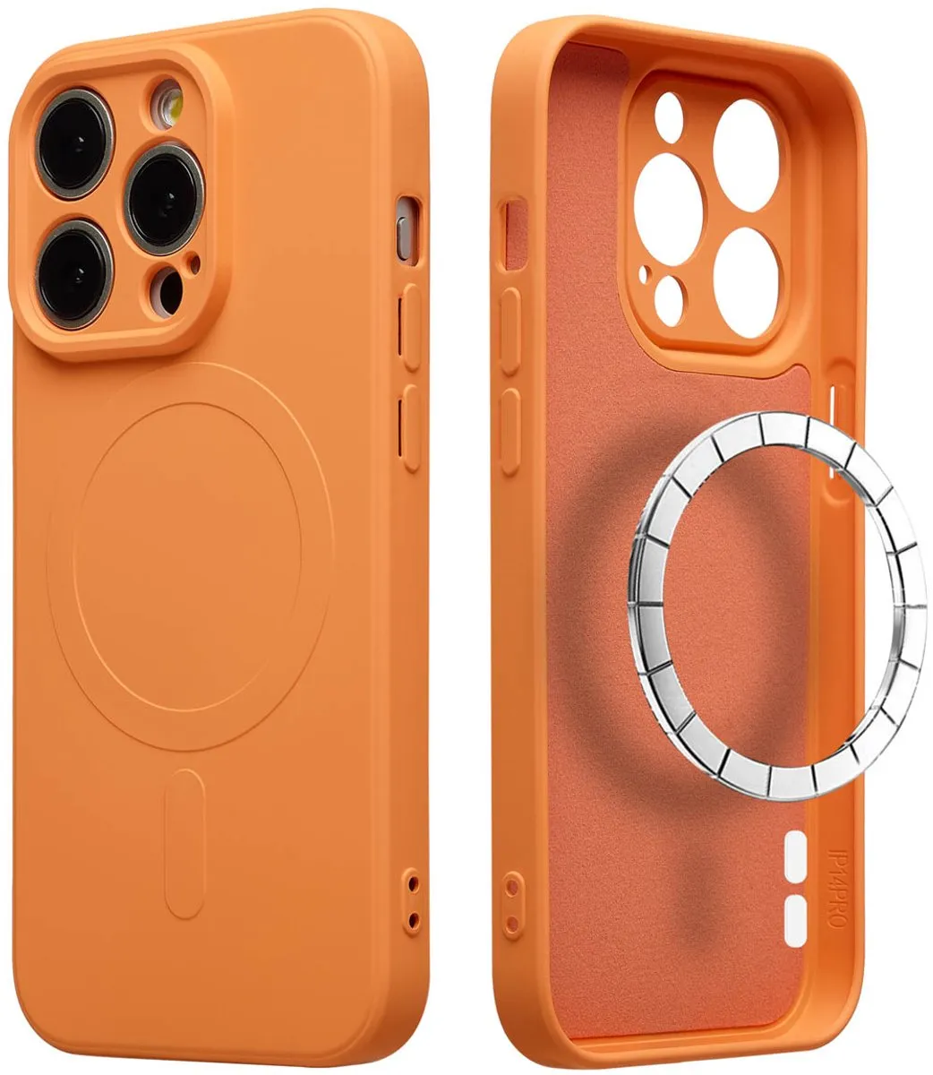 Imoshion Hoesje iPhone 15 Pro Max - Oranje - MagSafe