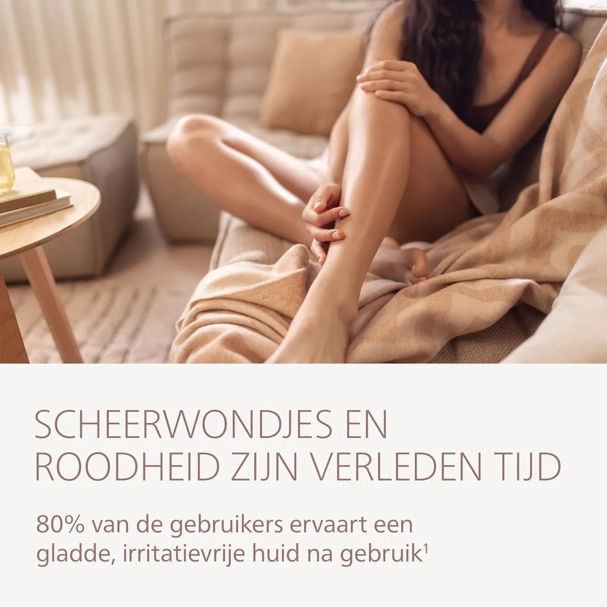 Philips Series 6000 Ladyshave| Eenvoudig scheren, zelfs op gevoelige plekken| Met trimkam | Light Blue | BRL127/00