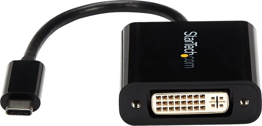 Startech USB-C naar DVI Adapter Full HD - Zwart