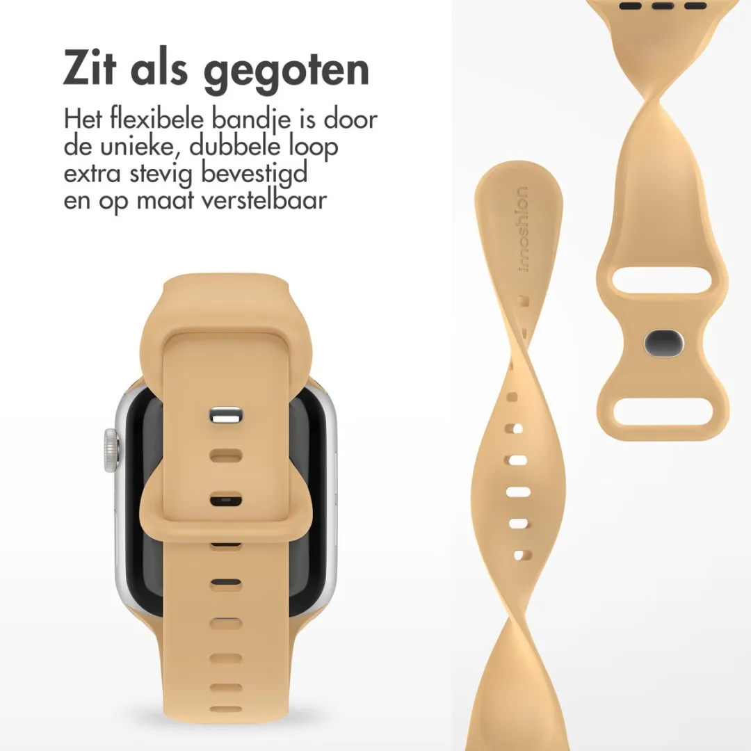 Imoshion Siliconen Bandje Apple Watch 38-42mm - Beige