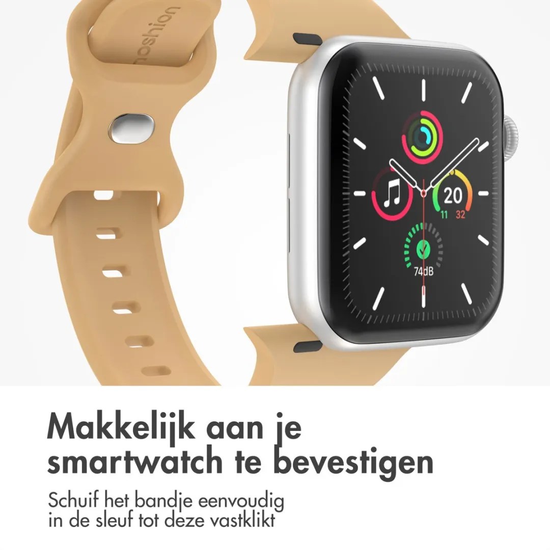 Imoshion Siliconen Bandje Apple Watch 38-42mm - Beige