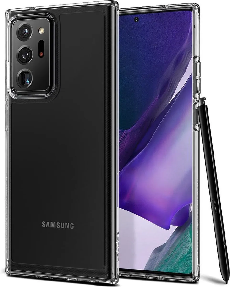 Spigen Crystal Hybrid ACS01363 Hoesje - Samsung Galaxy Note20 Ultra - Transparant