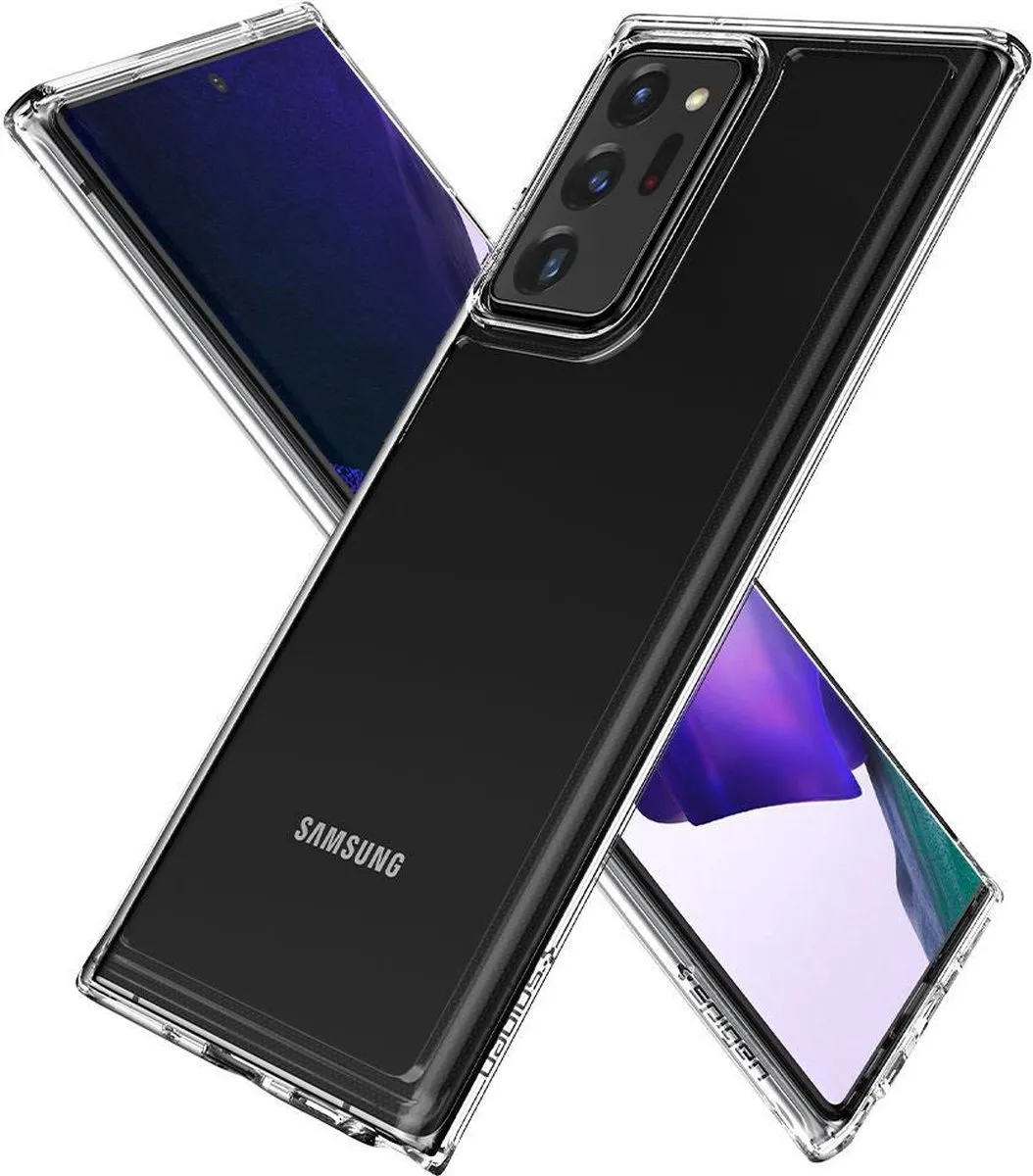 Spigen Crystal Hybrid ACS01363 Hoesje - Samsung Galaxy Note20 Ultra - Transparant