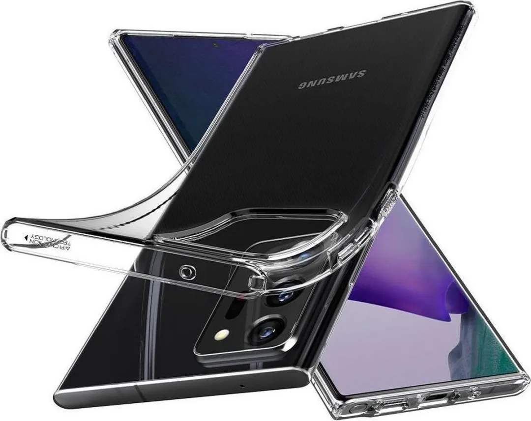 Spigen Crystal Hybrid ACS01363 Hoesje - Samsung Galaxy Note20 Ultra - Transparant