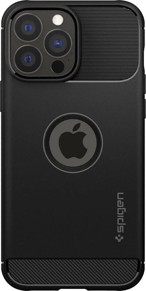 Spigen Rugged Armor TPU Hoesje iPhone 13 Pro - Zwart