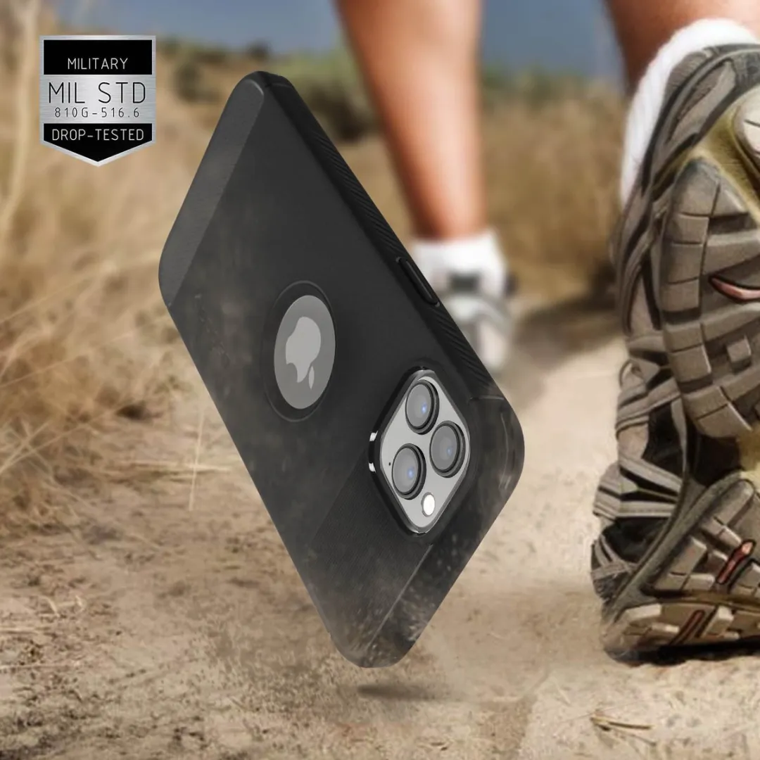 Spigen Rugged Armor TPU Hoesje iPhone 13 Pro - Zwart