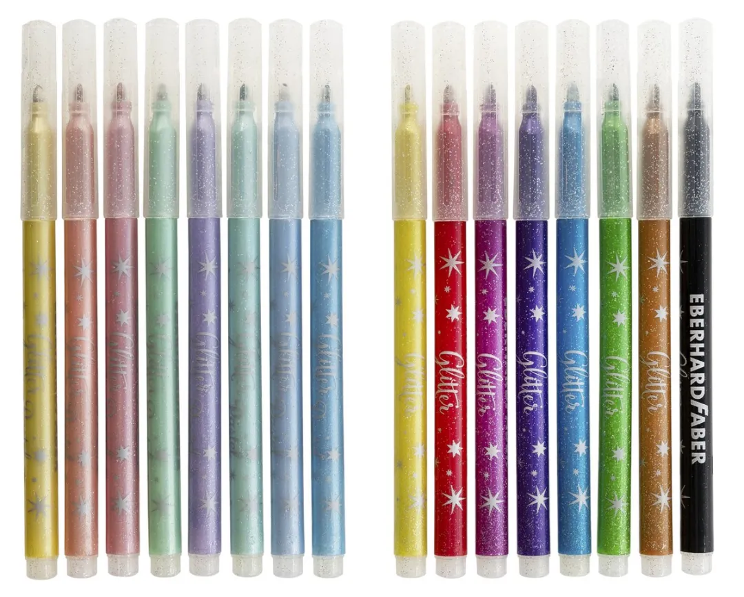 Eberhard Faber Glitter Viltstiften - 16 Stuks EF-551016