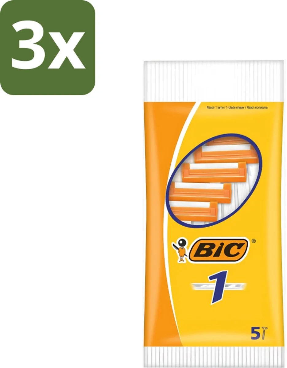 Bic Wegwerp Scheermesjes 5 Stuks