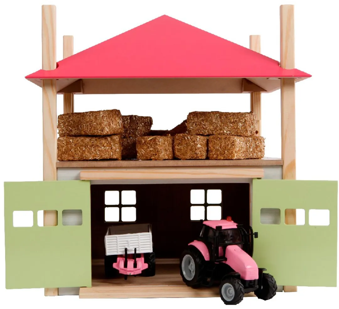 Kids Globe Houten Hooiberg met Berging 1:32
