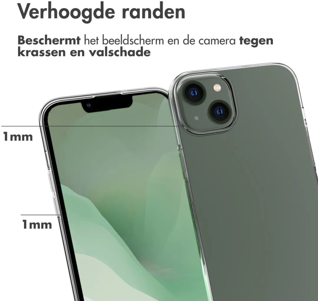 Accezz Hoesje iPhone 14 Plus Transparant