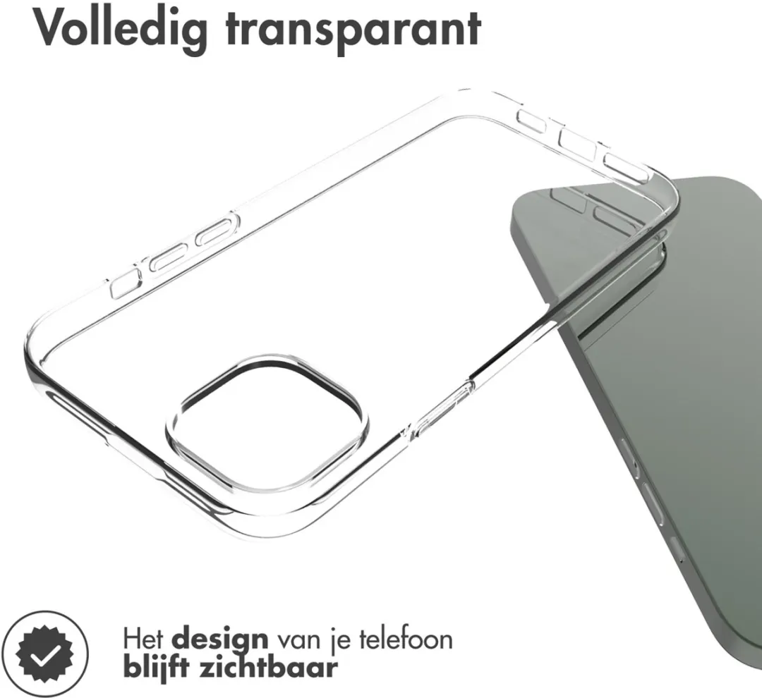 Accezz Hoesje iPhone 14 Plus Transparant