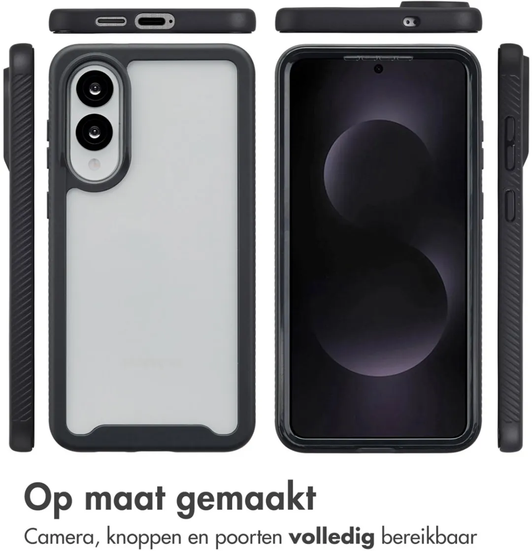 Imoshion Hoesje Samsung Galaxy S25 Edge - 360° Beschermend - Zwart