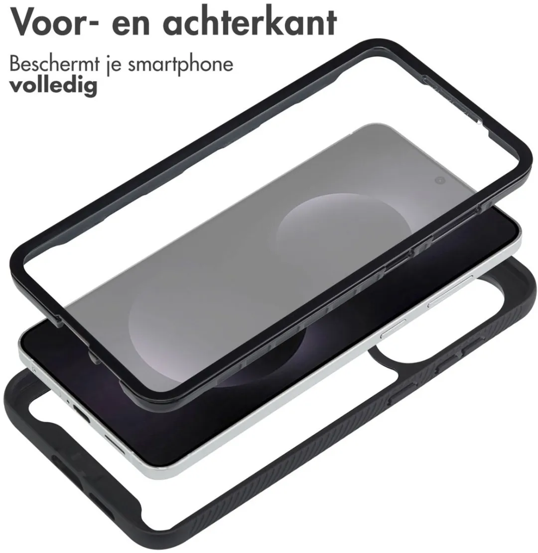 Imoshion Hoesje Samsung Galaxy S25 Edge - 360° Beschermend - Zwart