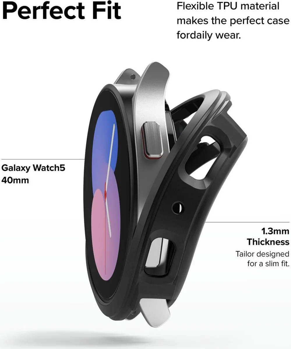 Ringke Air Sports Hoesje Samsung Galaxy Watch 5 40mm - Zwart