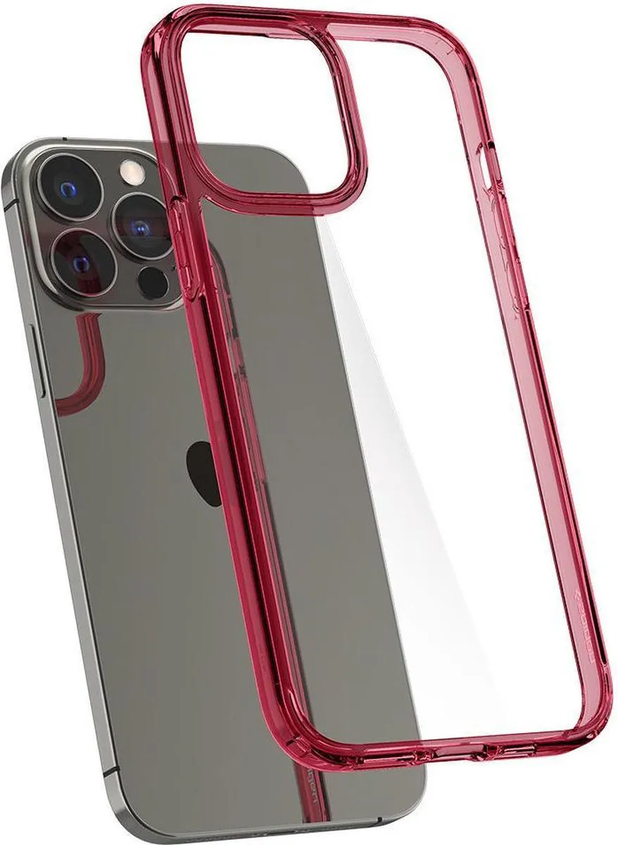 Spigen Ultra Hybrid TPU Hoesje iPhone 13 Pro ACS03263 - Rood