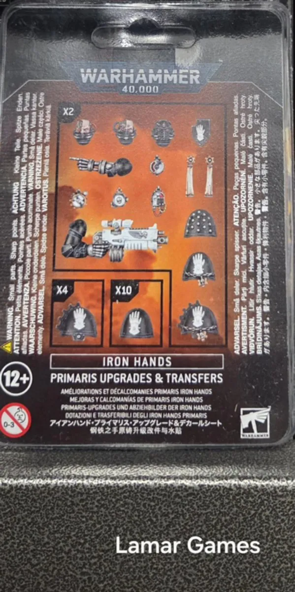 Warhammer 40.000 Iron Hands Primaris Upgrades & Transfers