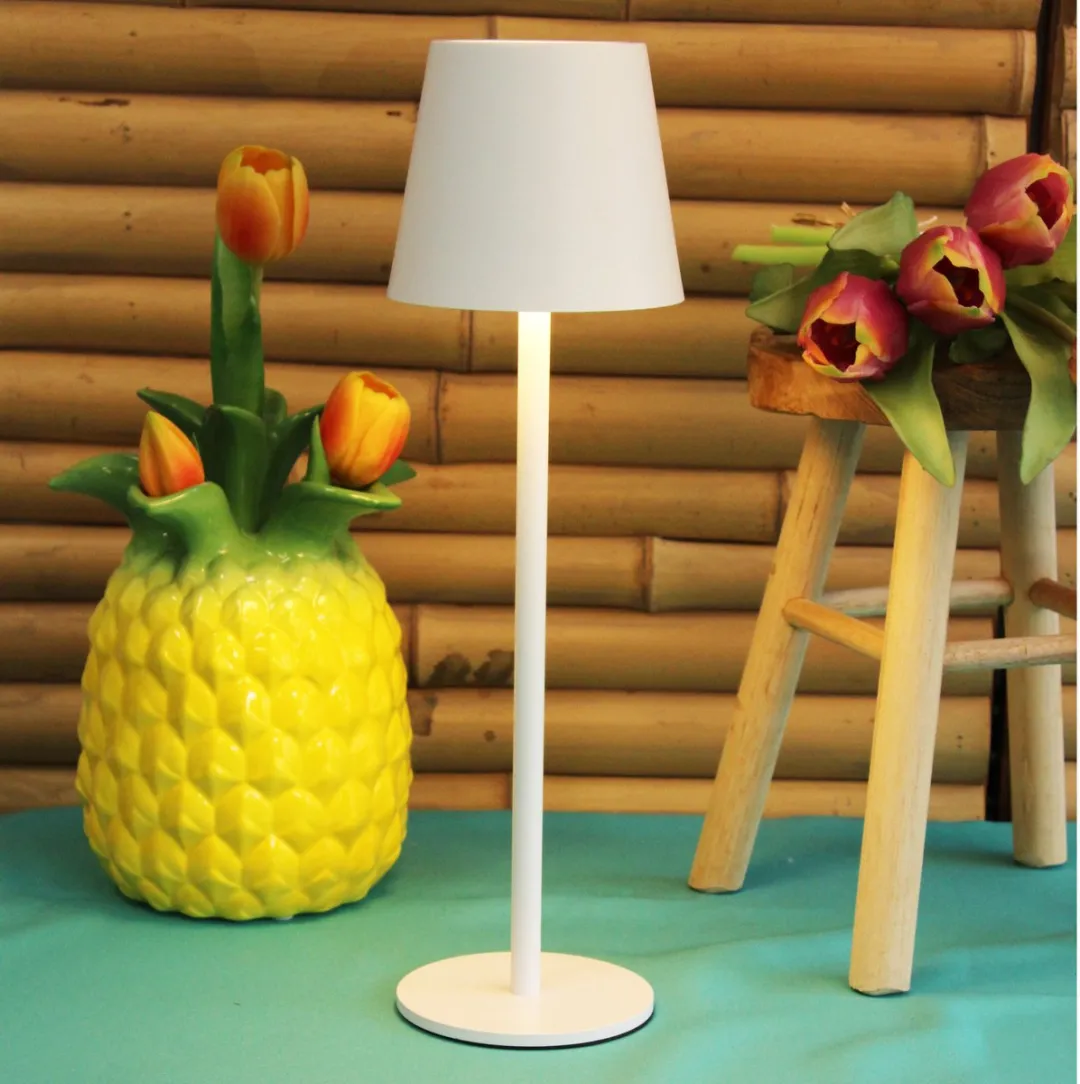 Anna's Collection Portable Tafellamp Ambiance - 2x Wit - 37cm