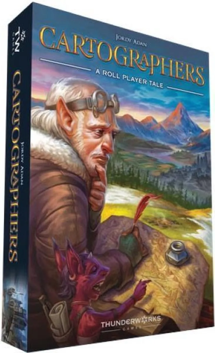 Thunderworks Games Cartographers A Roll Player Tale TWK4050 Kaartspel