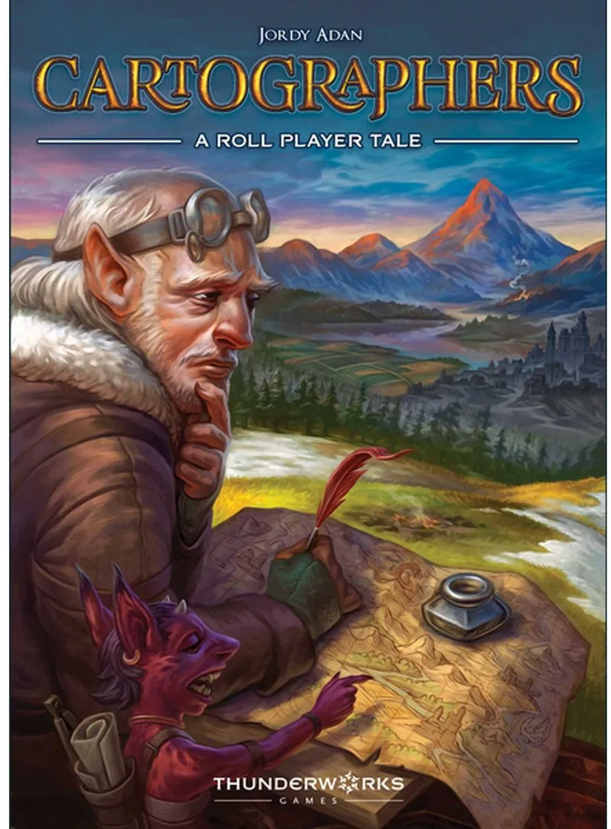 Thunderworks Games Cartographers A Roll Player Tale TWK4050 Kaartspel