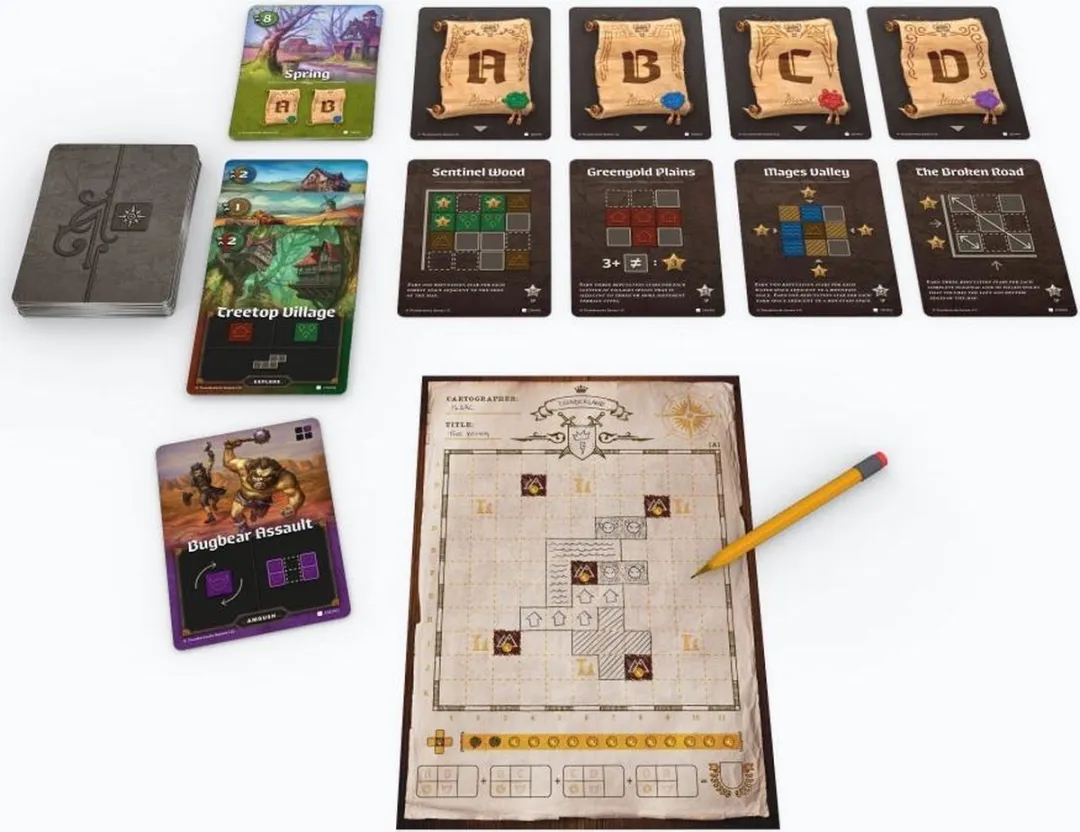 Thunderworks Games Cartographers A Roll Player Tale TWK4050 Kaartspel