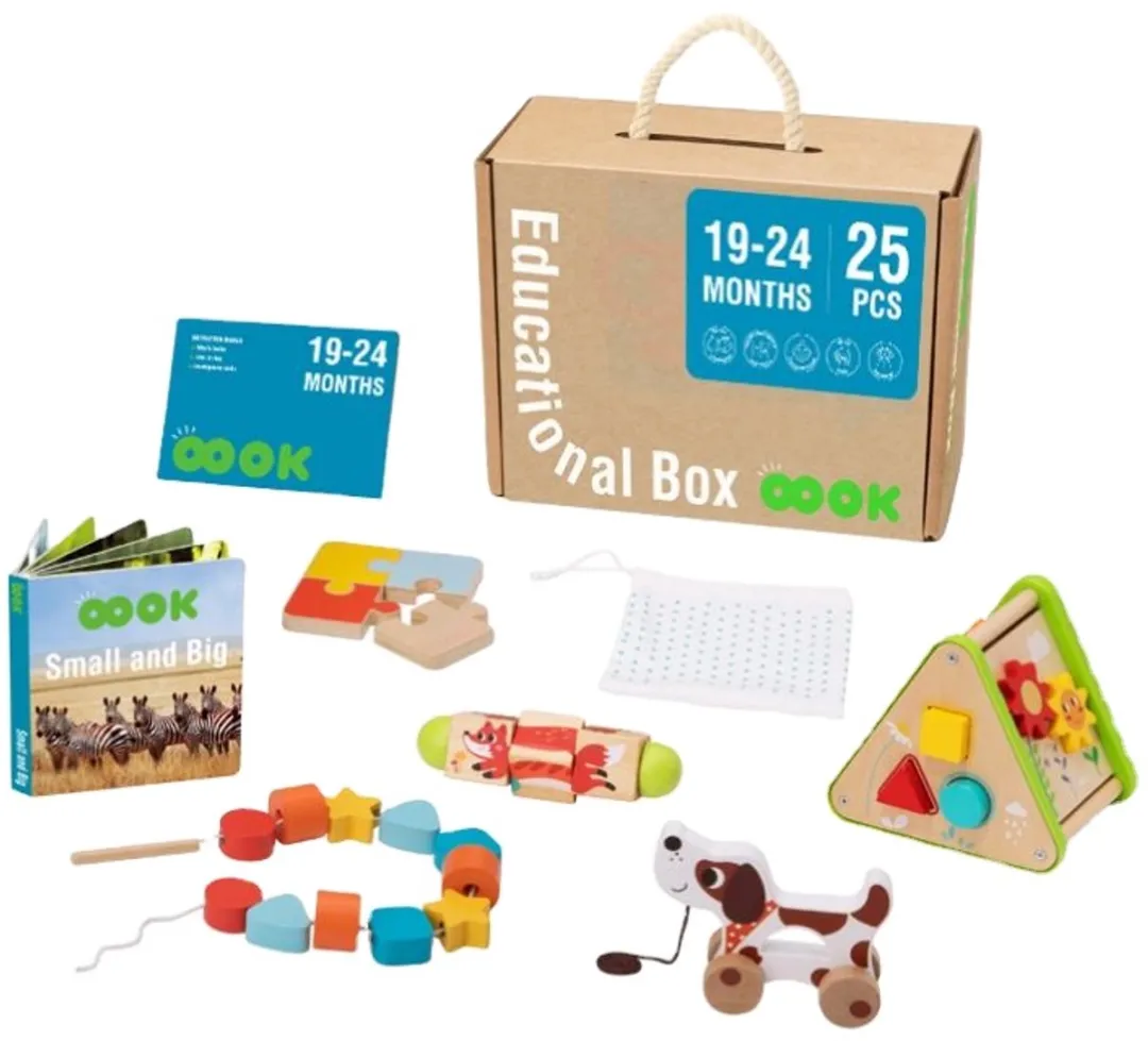 Tooky Toy Montessori Speelgoedbox 25-delig