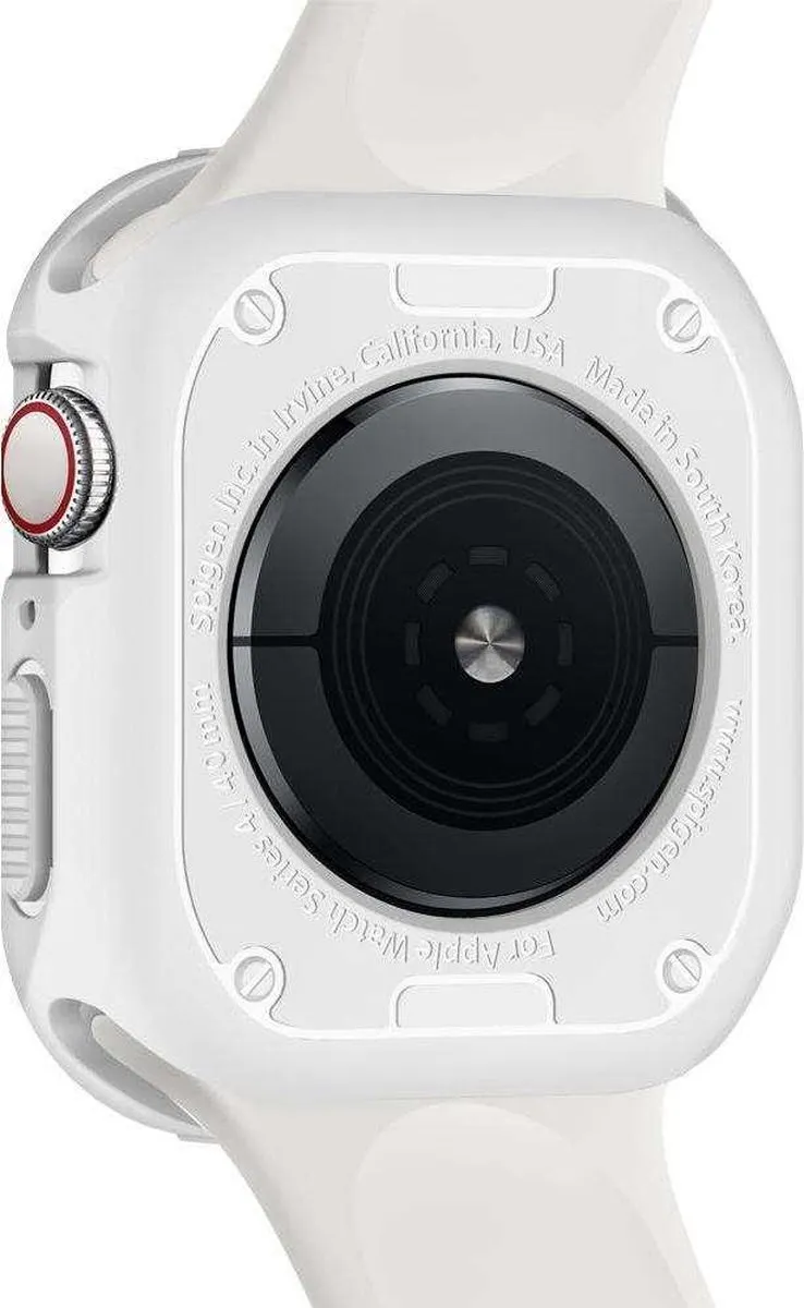 Spigen Rugged Armor Apple Watch 4 44mm Hoesje - Wit