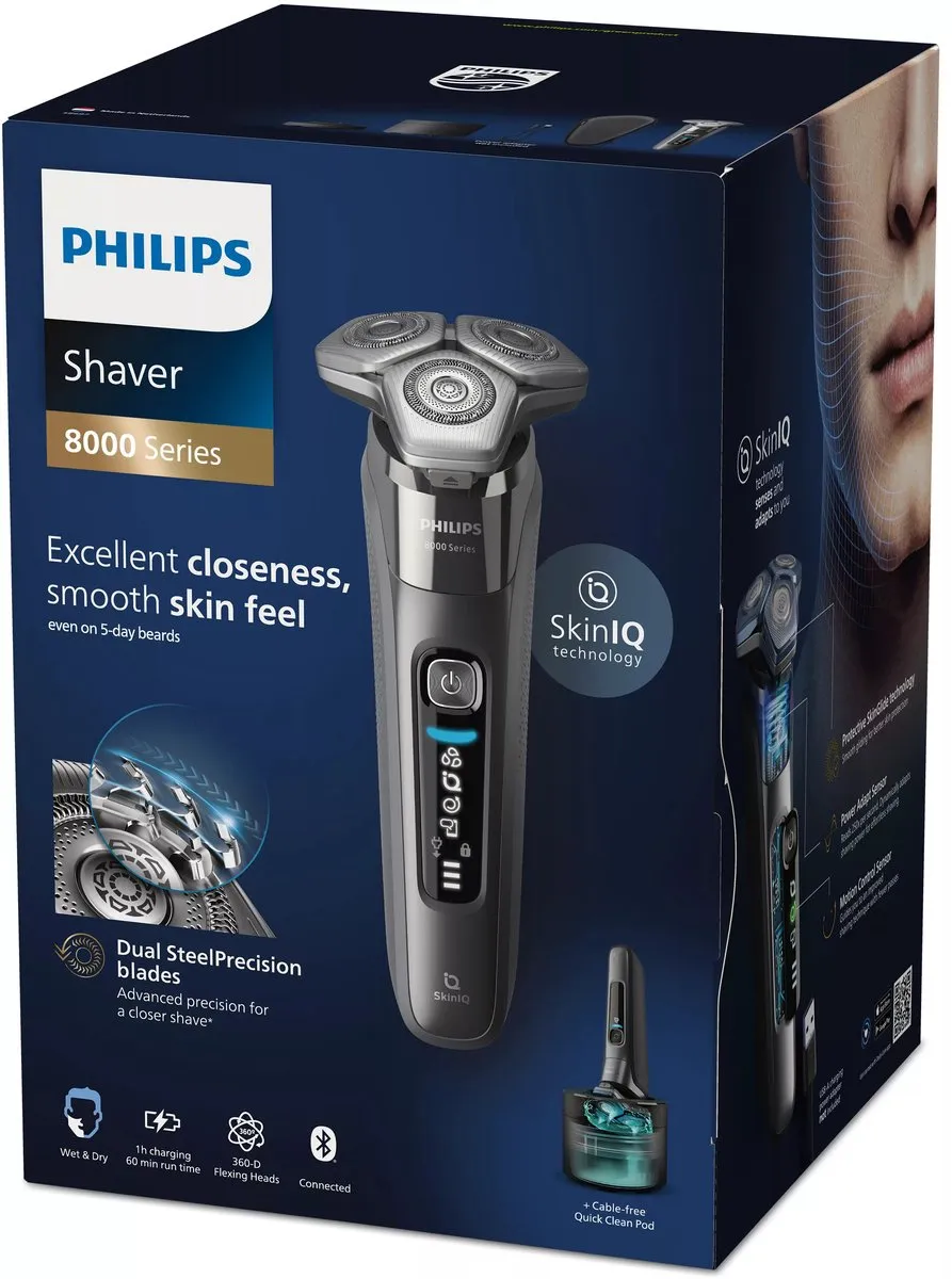 Philips Series 8000 S8697/55 Elektrisch Scheerapparaat - Chroom