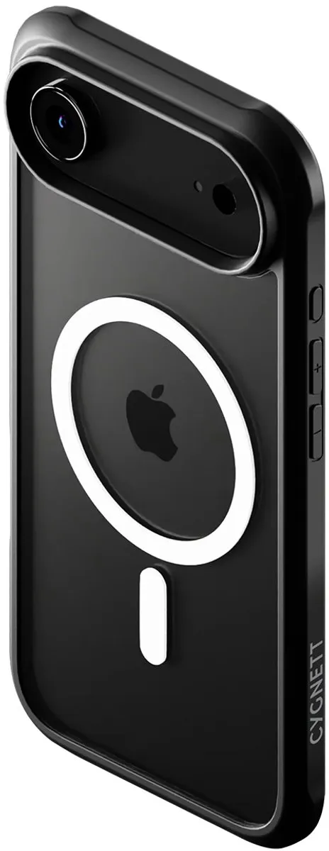 Cygnett iPhone Air MagTitan MagSafe Hoes - Doorzichtig zwart CY5606CPMAG