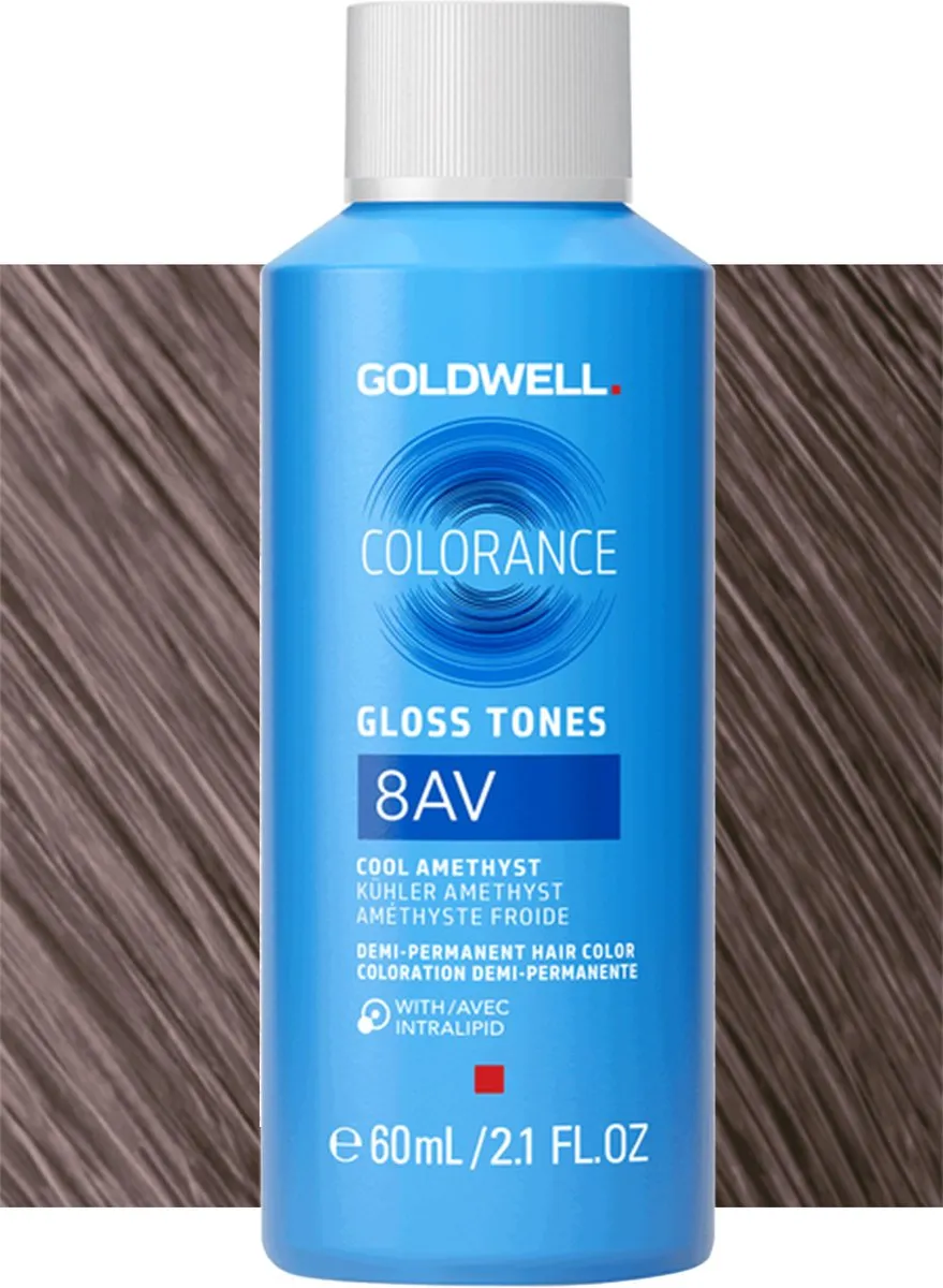 Goldwell Colorance Gloss Tones 8AV Haarverf 60ml - Zwart