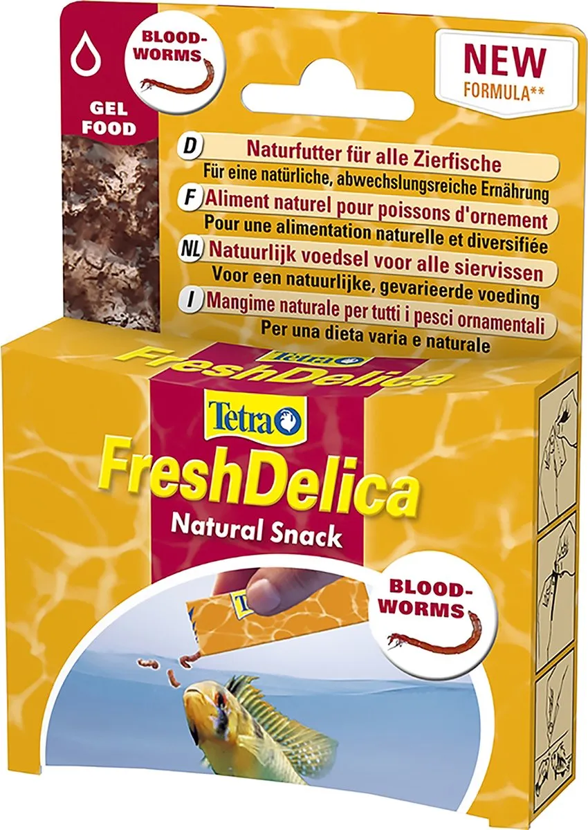 Tetra FreshDelica Rode Muggenlarven 48g