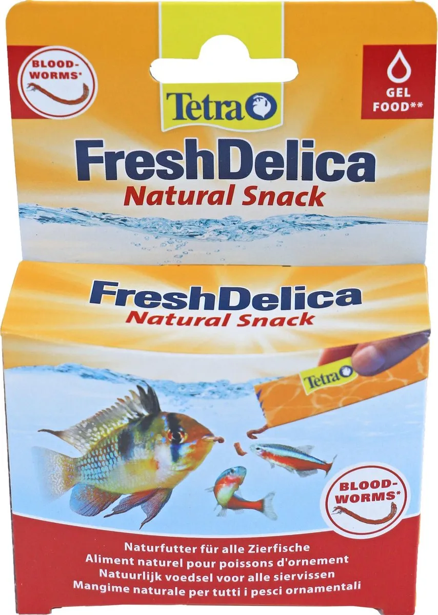 Tetra FreshDelica Rode Muggenlarven 48g