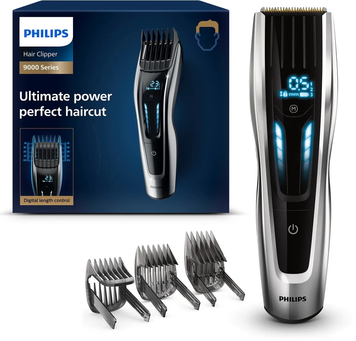 Philips HC9450/15 Tondeuse 9000 Serie - Zwart