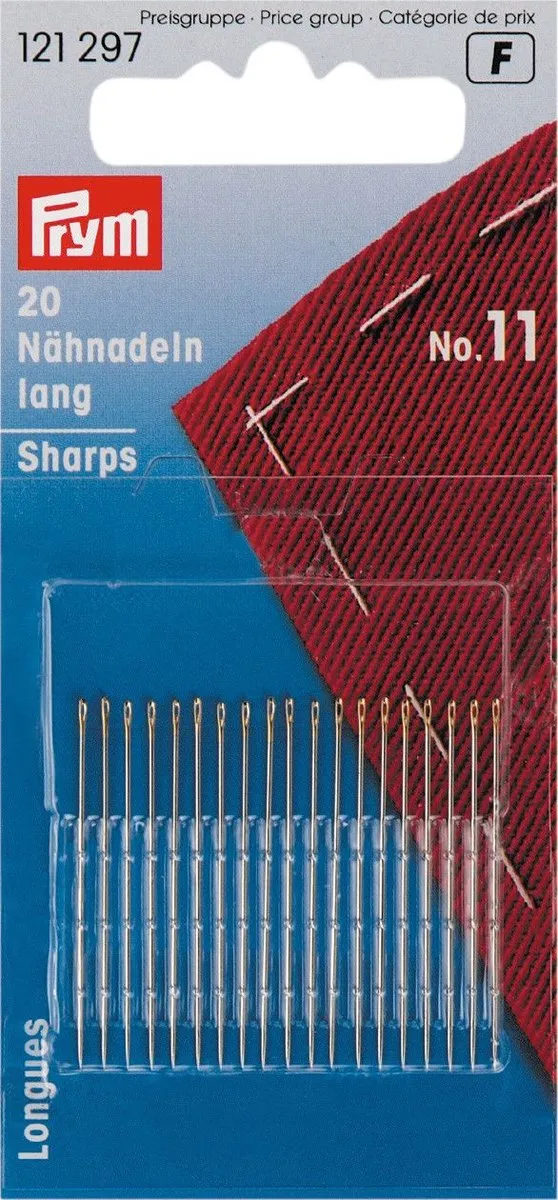 Prym Naainaald Lang Staal 0.50x32mm - 20 Stuks