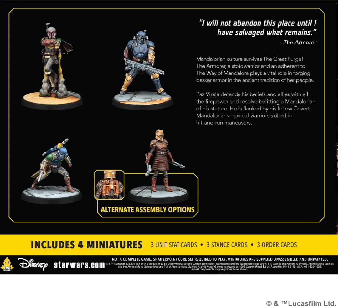 Atomic Mass Games Star Wars Shatterpoint This Is The Way Squad Pack SWP16 - 2 Spelers