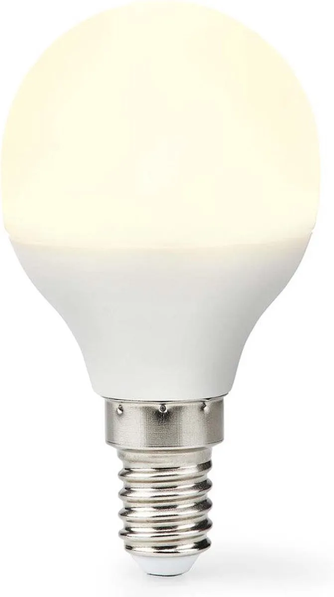 Nedis LED-Lamp E14 G45 4.9W 470lm Warm Wit - Mat