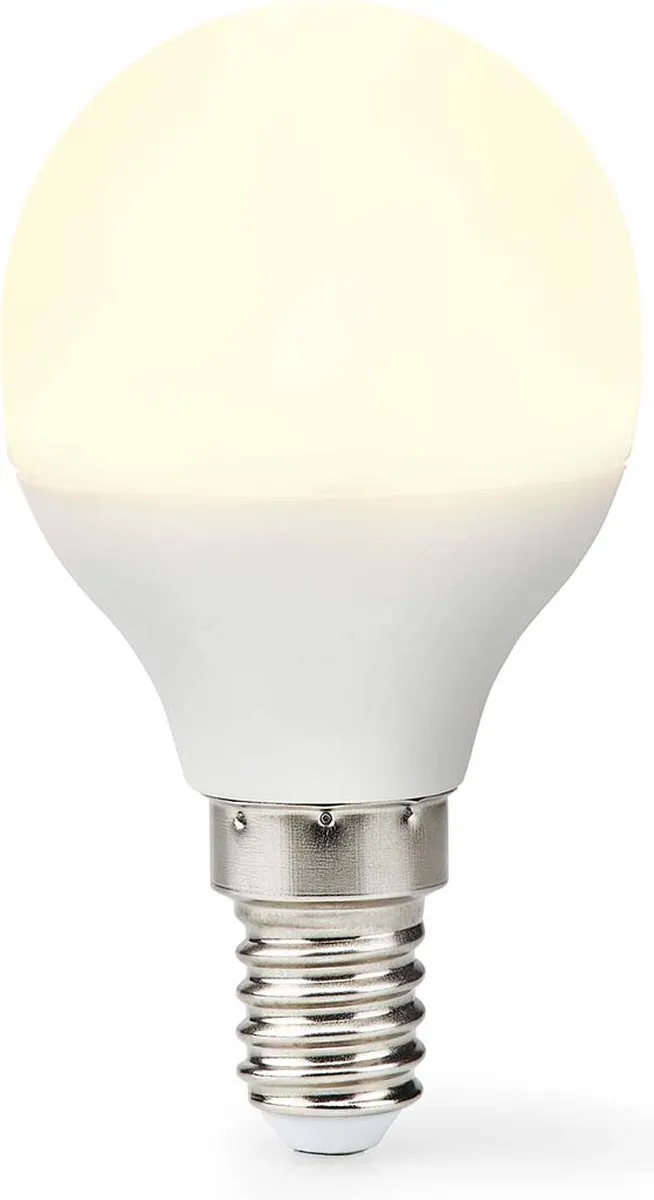 Nedis LED-Lamp E14 G45 4.9W 470lm Warm Wit - Mat