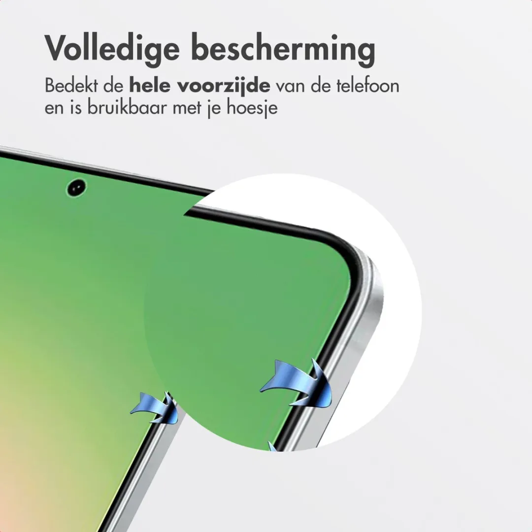 Accezz Screen Protector Samsung Galaxy A56 - Glas met anti-dust applicator - afbeelding 6 van 6