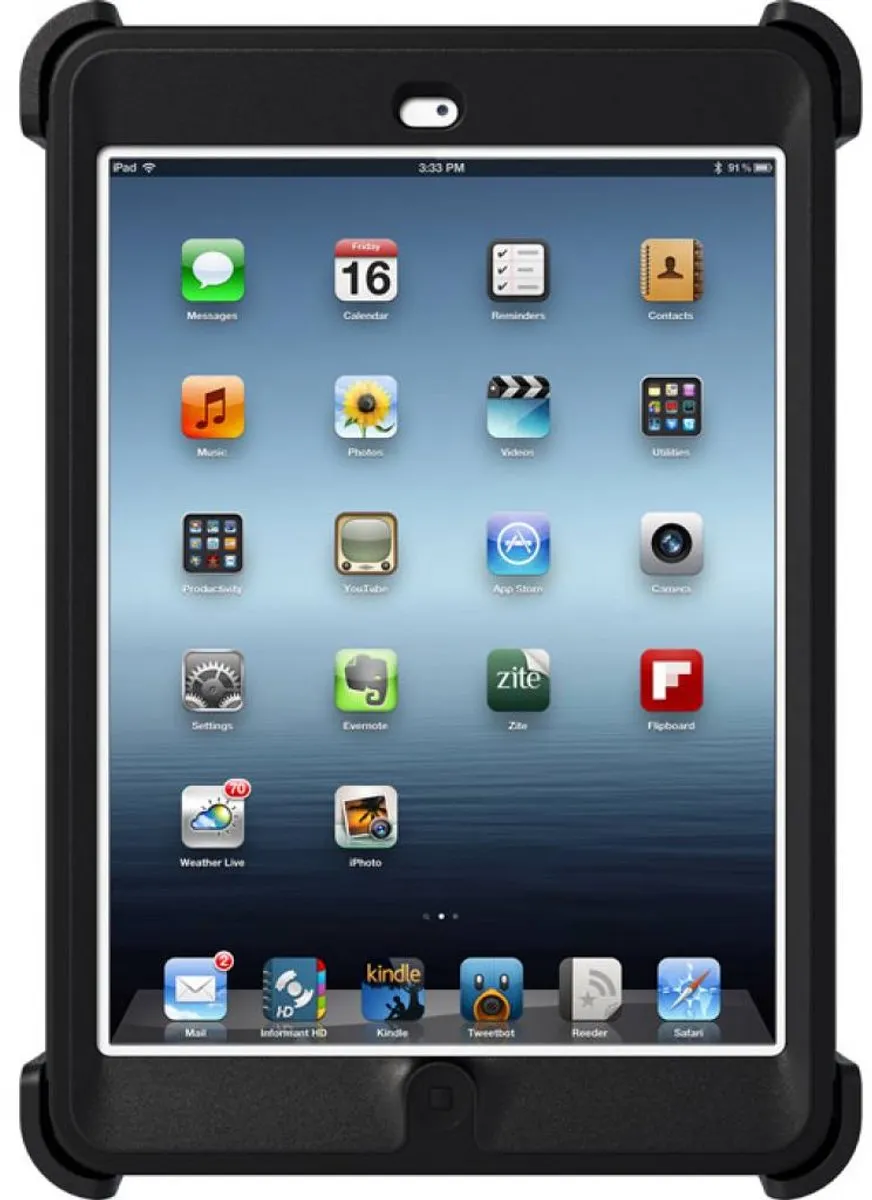 OtterBox Defender Case 77-23840 - Apple iPad mini 2 - Zwart