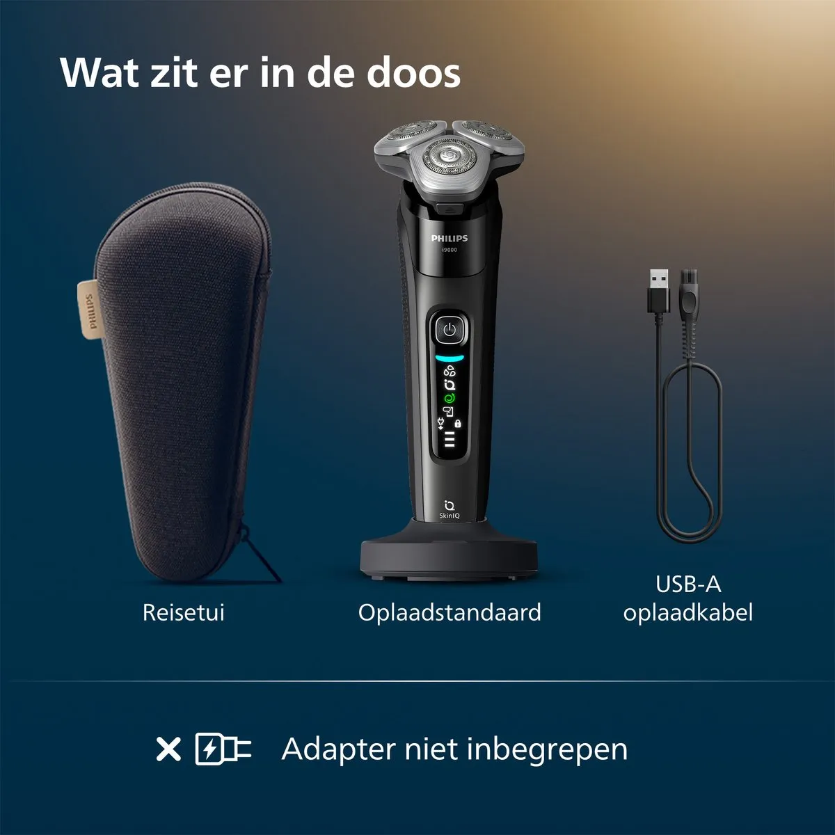 Philips i9000 X9000/10 Elektrisch Scheerapparaat - 3 Mesjes