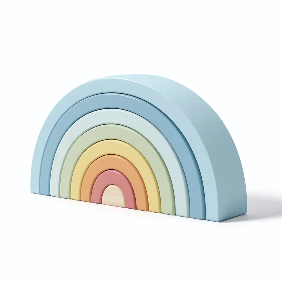 Tooky Toy Regenboog Sorteerspel 8-delig