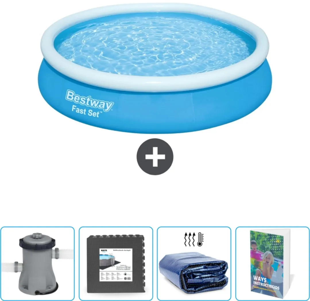 Bestway Fast Set Rond Zwembad 366x76cm