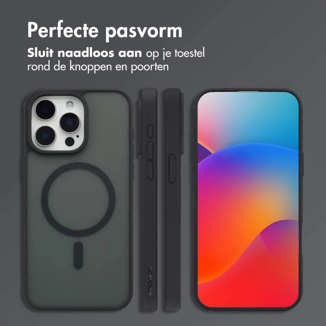 Imoshion Hoesje iPhone 15 Pro Max MagSafe - Zwart - afbeelding 6 van 6