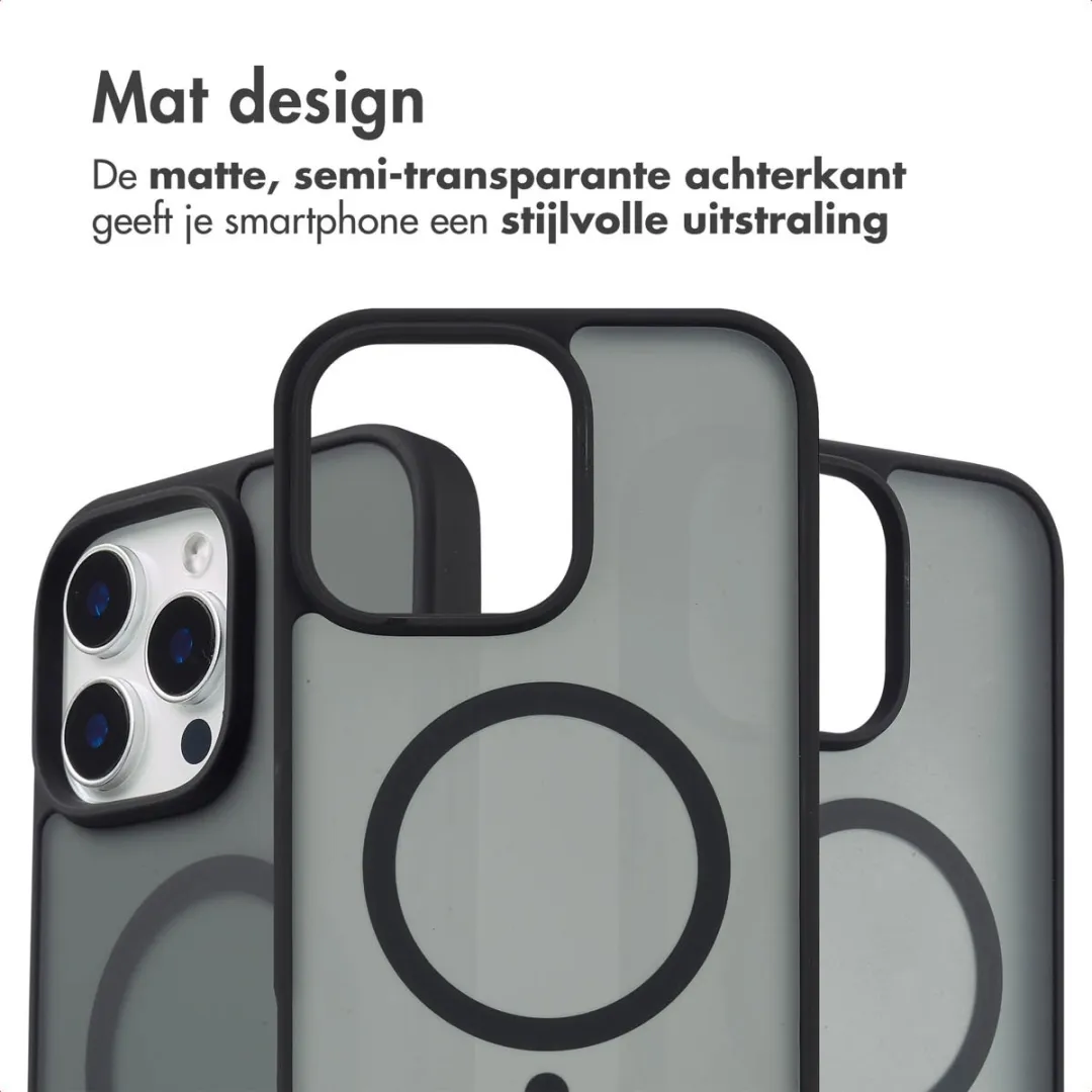Imoshion Hoesje iPhone 15 Pro Max MagSafe - Zwart