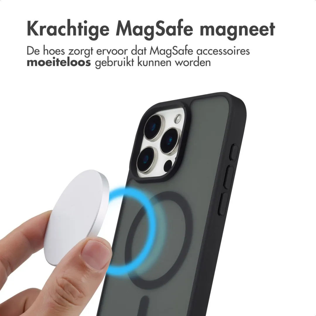 Imoshion Hoesje iPhone 15 Pro Max MagSafe - Zwart