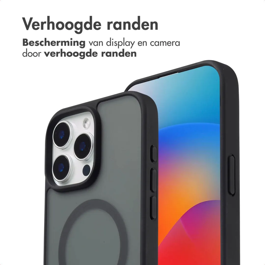 Imoshion Hoesje iPhone 15 Pro Max MagSafe - Zwart