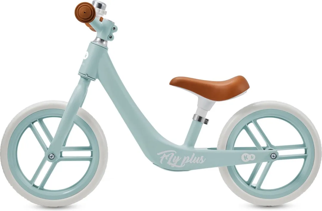 KinderKraft FLY PLUS Loopfiets 12 Inch - Baby Blue - afbeelding 6 van 6